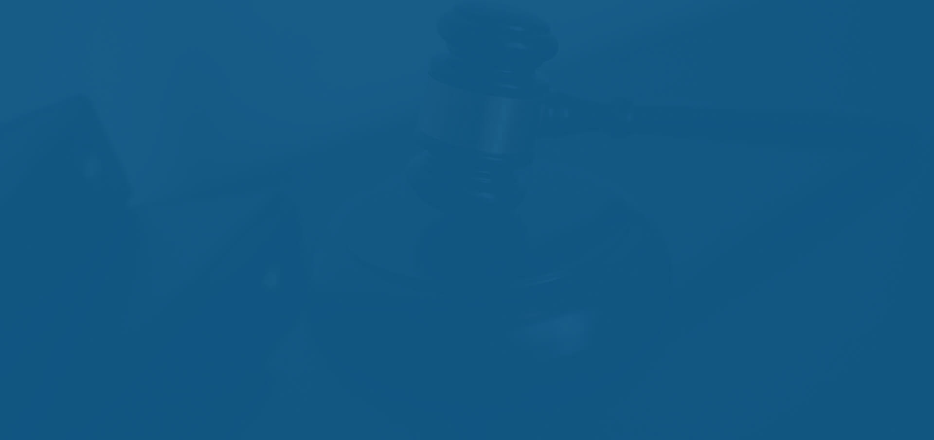 blue color overlay of gavel